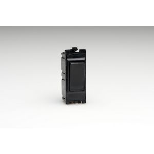 G202SB Varilight 1 or 2 Way 20 Amp PowerGrid Single Pole Switch Black for Varilight PowerGrid plates (1 Grid Space)