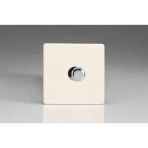 JDYM101S.PD Varilight V-Pro Smart Series Master Dimmer (non WIFI) 1 Gang 0-120W Trailing Edge LED Screwless Primed and Ready to Paint