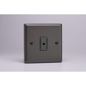 JPE101 Varilight V-Pro Multi Point Remote (MPR) Series 1 Gang 0-100 Watts Multi Point Remote Master LED Dimmer Graphite 21 Effect Finish