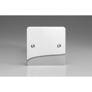XFCSB Varilight Single Blank Plate Ultra Flat Polished Chrome Coated