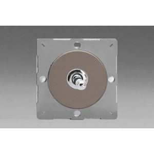 EGT7R Varilight European Pewter VariGrid 1 Gang 3 Way 10A Toggle Switch
