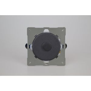 EGTP1Y.MB Varilight European Matt Black VariGrid V-Dim Thermal Series 1 Gang 1 or 2 Way 60-400 Watt Dimmer
