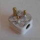 5APLUGW  5 Amp Round Pin Plug White