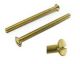 75mm Brass Finish Fixing Screws, 2 Per Pack