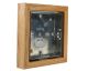 BAK118-UO-S2W Unfinished Oak 18mm Single Surface Mounting Wall Box for Single Bakelite Switch