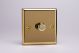 FVP1M1 [WV1 + MFP1M1] Varilight Special Series 1 Gang Dimmer for Multiple HF Dimmable Ballasts and LED Drivers 1-10V DC Input, 6 Amp Max Classic Victorian Polished Brass Coated