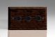 HDO43-RTBK-S2W Varilight V-Dim Series 3 Gang 40-250 Watt Dimmer Kilnwood Classic Wood Dark Oak With Retro Black Metal knobs