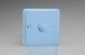 HY10.DB [WY1.DB + MTR250FAN] Varilight V-Dim Series Solid State 1 Gang 40-250 Watt Fan Controller Lily Duck Egg Blue