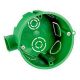 IMT35100 Schneider Green 45mm Deep European Adjoining Wall Box for Solid Walls For Single Sockets, Switches and Dimmers