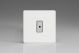 JDQE101S Varilight V-Pro Multi Point Remote (MPR) Series 1 Gang 0-100 Watts Multi Point Remote Master LED Dimmer Screwless Premium White Plastic