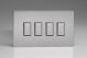 JDSES004S Varilight V-Pro Multi Point Tactile Touch Supplementary Controller (MP Supplementary Controller) Series 4 Gang Unit for use with V-Pro Multi Point Remote Master Dimmers Screwless Brushed Stainless Steel