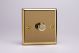 JVS1 Varilight V-Pro Smart Series 1 Gang Companion Controller (For Both Supla WiFi and Non-WiFi) use only with a Smart Master to create Multi-Way Dimming, Classic Victorian Polished Brass Coated