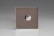 KDRP101S [WDR1S + MKP100] Varilight V-Com Series 1 Gang 0-100 Watt Leading Edge LED Dimmer Screwless Pewter Effect Finish