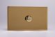 KDVDP601S [WDVD1S + MKP600] Varilight V-Com Series 1 Gang 40-600 Watt Leading Edge LED Dimmer Screwless Polished Brass Coated