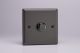 KPP401 Varilight V-Com Series 1 Gang 20-400 Watt Leading Edge LED Dimmer Graphite 21 Effect Finish