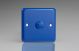 KYP221.RB [WY1.RB + MKP220] Varilight V-Com Series 1 Gang 15-220 Watt Leading Edge LED Dimmer Lily Reflex Blue