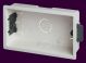 WPLBOXD35 Plastic 2 Gang (Double) Dry Lining (For Plasterboard Installations) Wall Box 35mm deep [Electrician's Choice] For Double Sockets, 3 & 4 Gang Dimmers etc