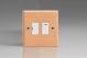 XBE6NW-S2W 1 Gang 13 Amp Double Pole Switched Fused Spur with Neon Kilnwood Classic Wood Scandic Beech with White Switch