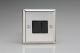 XC2B Varilight 2 Gang 10 Amp Switch Classic Polished Chrome Coated with Black Switches