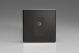 XDLG8BS [XDLG1S + D8B] Varilight 1 Gang Black Co-axial TV Socket Screwless Premium Black Plastic