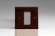 XDOG1-S2W  1 Gang Data Grid Face Plate For 1 Data Module Width (25mm) Kilnwood Classic Wood Dark Oak