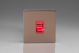 XDY45SS.BZ Varilight 45 Amp Double Pole Cooker Switch Urban Screwless Brushed Bronze Effect Finish With Red Switch