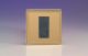 XDYGTSBS.JB [XDYG1S.JB + DTSB] Varilight 1 Gang Black Telephone Slave Socket Screwless Jubilee Beaded Brushed Brass Effect Finish