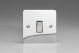 XFC20D Varilight 1 Gang 20 Amp Double Pole Switch Ultra Flat Polished Chrome Coated With Polished Chrome Switch