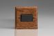 XMOFIB-S2W Fan Isolating 10 Amp Triple Pole Switch Kilnwood Classic Wood Medium Oak with Black Switch