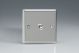 XNT1 Varilight 1 Gang 10 Amp Toggle Switch Classic Satin Chrome Effect Finish