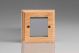 XOG2-S2W  2 Gang Data Grid Face Plate For 2 Data Module Width (50mm) Kilnwood Classic Wood Light Oak
