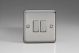 XS71D Varilight 2 Gang Comprising of 1 Intermediate (3 Way) and 1 Standard (1 or 2 Way) 10 Amp Switch Classic Matt Chrome Finish (Brushed Steel Effect) with Brushed Steel Switches