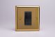 XVGBRHB [XVG1 + DBRHB] Varilight 1 Gang Black Data Brush Outlet Classic Victorian Polished Brass Coated