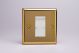 XVGBRHW [XVG1 + DBRHW] Varilight 1 Gang White Data Brush Outlet Classic Victorian Polished Brass Coated