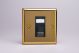 XVGRJ456B [XVG1 + DRJ456B] Varilight 1 Gang Black Cat6 Networking Socket Classic Victorian Polished Brass Coated