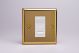 XVGRJ456AW [XVG1 + DRJ456AW] Varilight 1 Gang White Cat6A Networking Socket Classic Victorian Polished Brass Coated