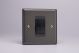 XYGBRHB.SL Varilight 1 Gang White Data Brush Outlet Vogue Slate Effect Finish