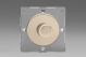 EGTP1N Varilight European Satin Chrome VariGrid V-Dim Thermal Series 1 Gang 1 or 2 Way 60-400 Watt Dimmer